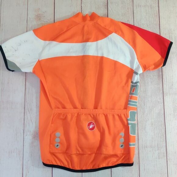 Castelli scorpion zip front short sleeve cycling jersey sz M - Picture 2 of 9